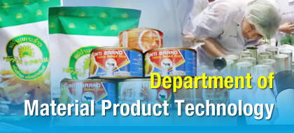  Department of Material Product Technology 